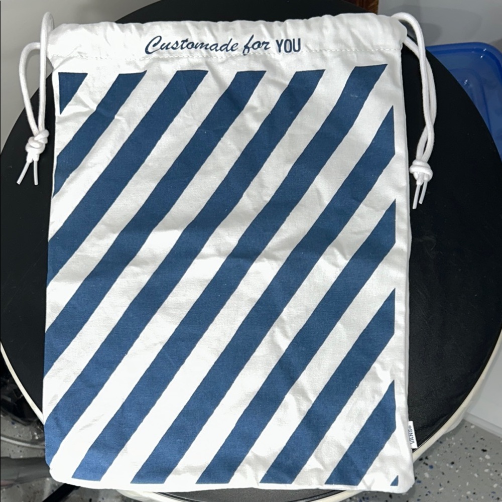 Vans Shoe Dust Bag with Bold Stripes